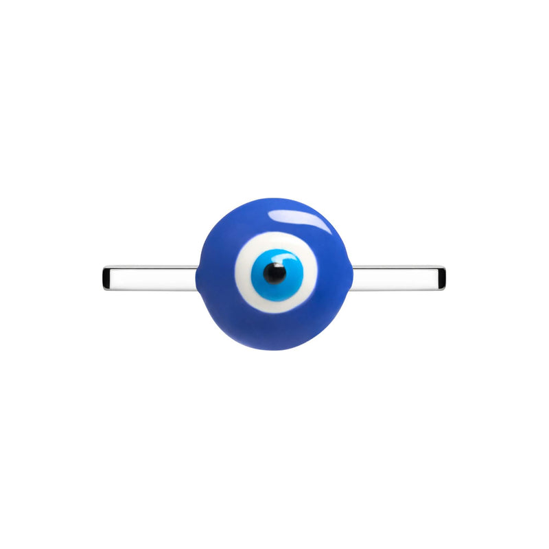 Charm evil eye clipsé sur un bracelet WHOOP