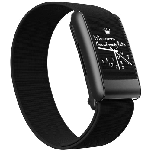 QUIETUDE Already Late CoreKnit band for WHOOP 5.0 — Black