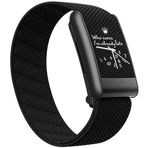 QUIETUDE Already Late band for WHOOP 5.0 — Black