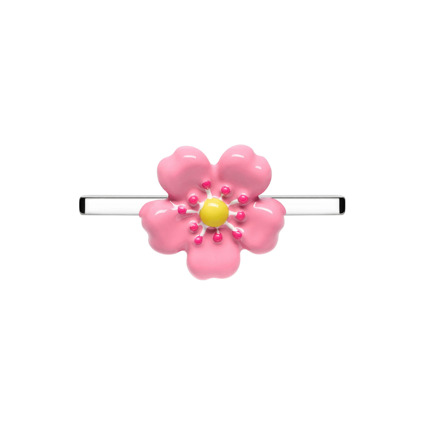 Pink Flower Charm
