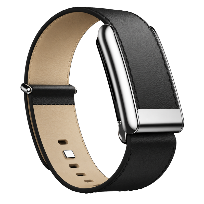 Luxe Leather — Black Silver